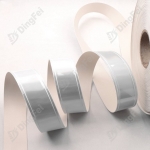 Reflective PVC Cloth Tapes - Fluorescent Silver No Pattern PVC Saw One Reflective Tape For Clothing